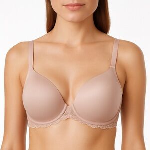 Wacoal 853256 Basic Beauty Contour Bra – Underwire, Nude 34DDD